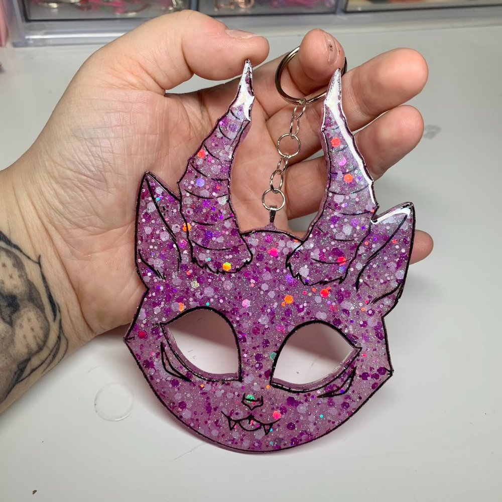 Handmade Kitty Keychain - Picture 2 of 8